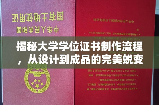 巴彦揭秘大学学位证书制作流程，从设计到成品的完美蜕变